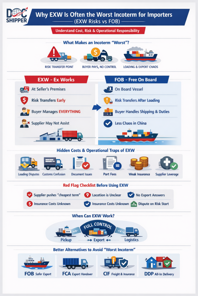 EXW risks