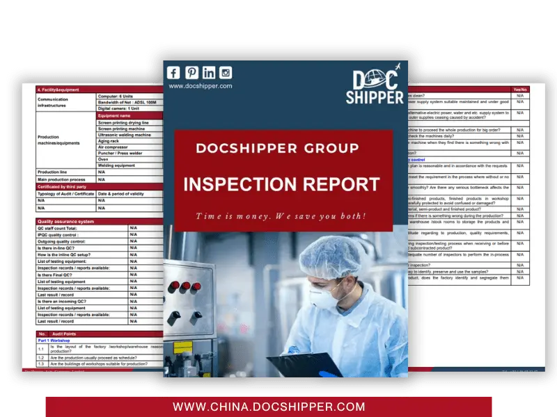 Supplier Audit Example