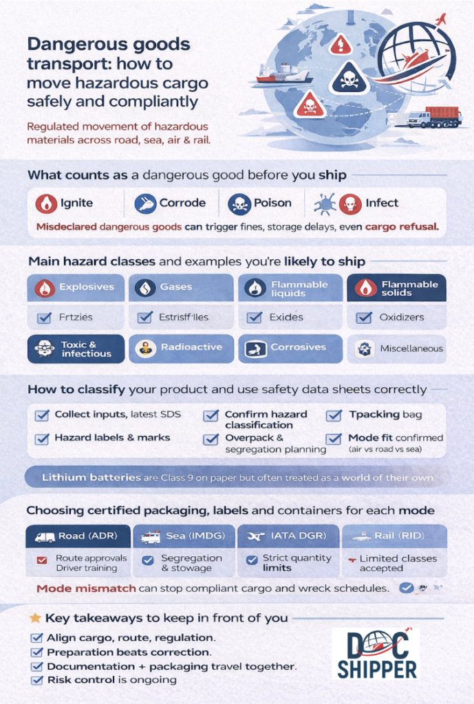 Dangerous goods transportation`