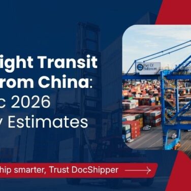 Sea Freight Transit Times from China Realistic 2026 Delivery Estimates