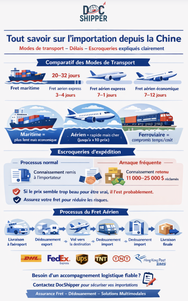guide importation depuis la chine