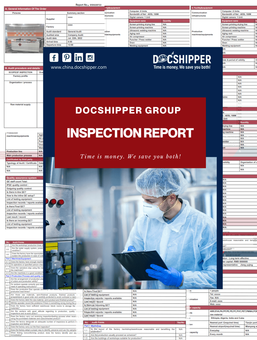 template rapport d'inspection