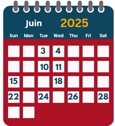 Calendrier evenements logistiques Juin 2025