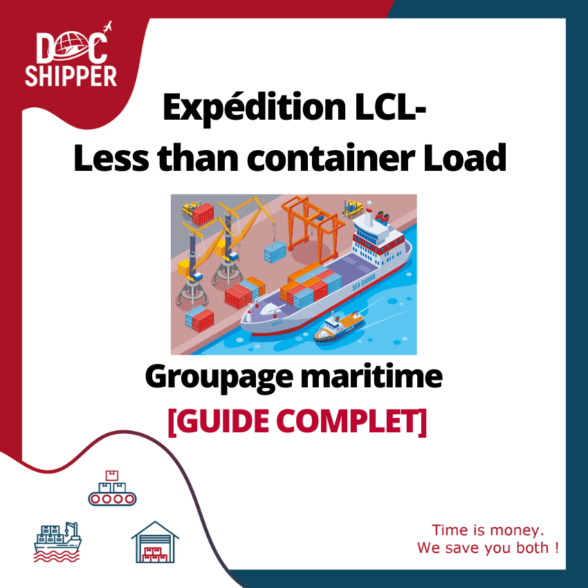 expedition LCL groupage maritime