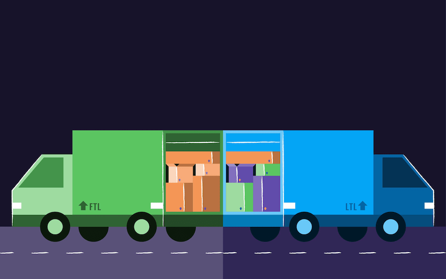 fret routier FTL vs LTL