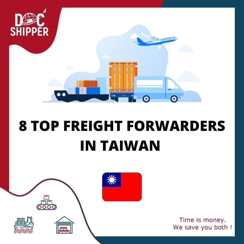 8 top freight forwarders in Taiwan