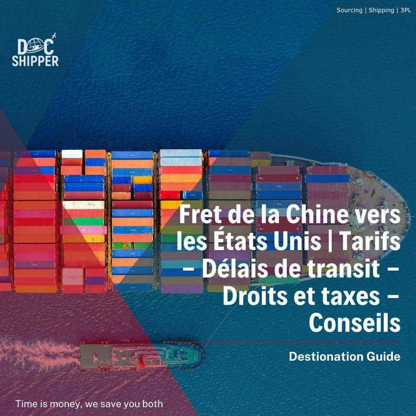 Fret de la Chine vers les États Unis