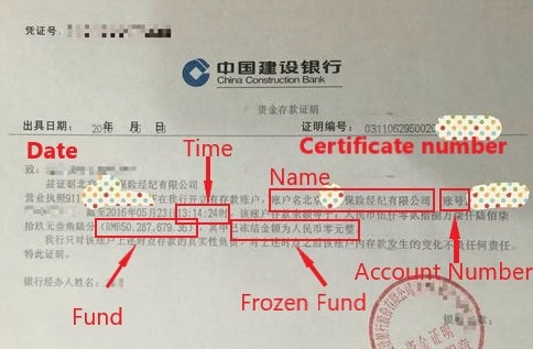chinese financial statement