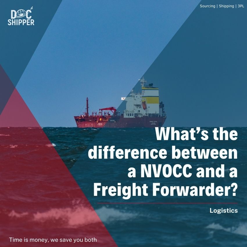 DIFFERENCE BETWEEN A NVOCC AND A FREIGHT FORWARDER