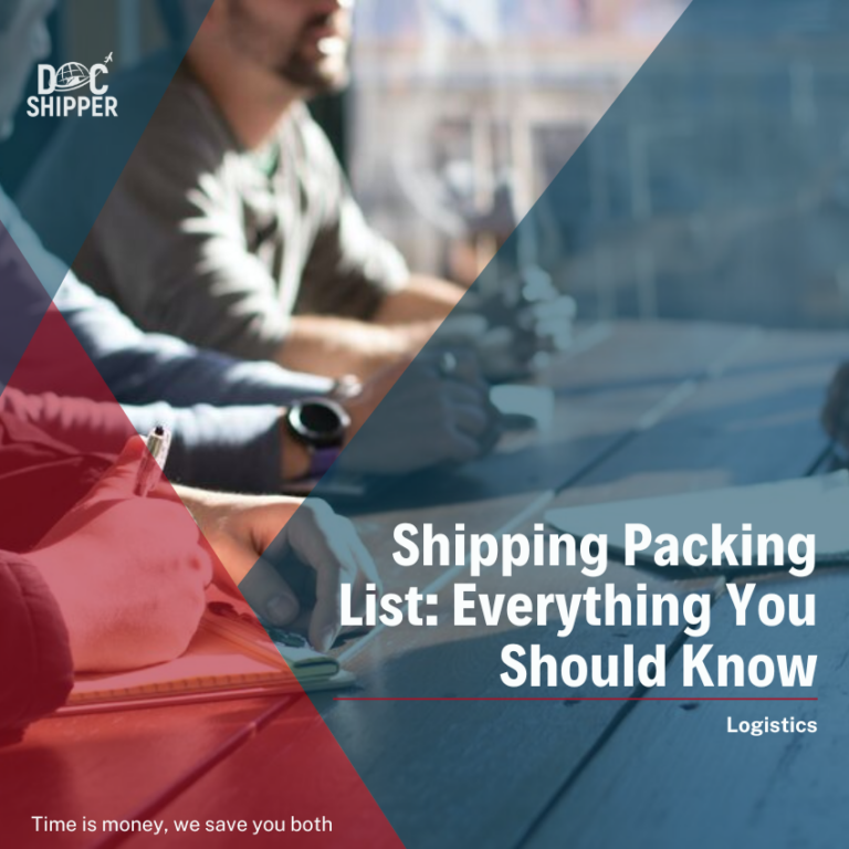 Shipping Packing List Everything You Should Know 🥇DocShipper China