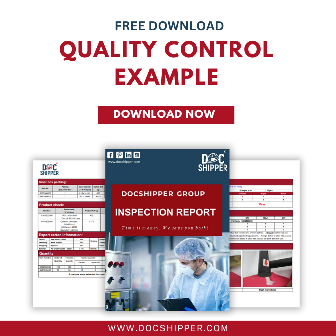 [Free Report] Product Quality Inspection (QC) Example